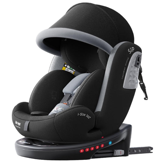 Heekin ISOFIX Kindersitz Schwarz, 0-12 Jahre drehbar