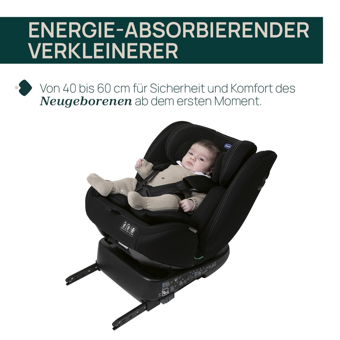 Chicco Unico Evo Autositz mit Isofix, 0 bis 12 Jahre