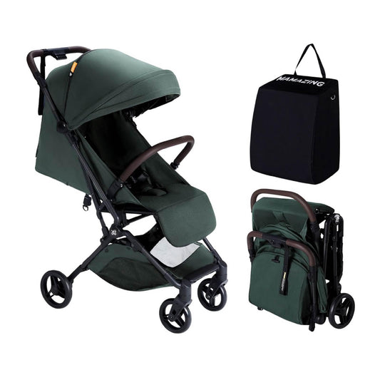 MAMAZING Baby Buggy Grün, kompakter Reisekinderwagen