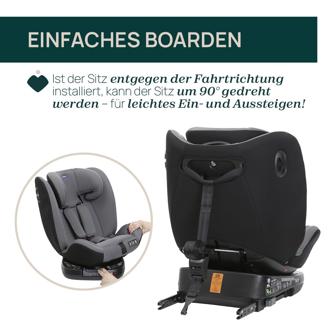Chicco Unico Evo Autositz mit Isofix, 0 bis 12 Jahre