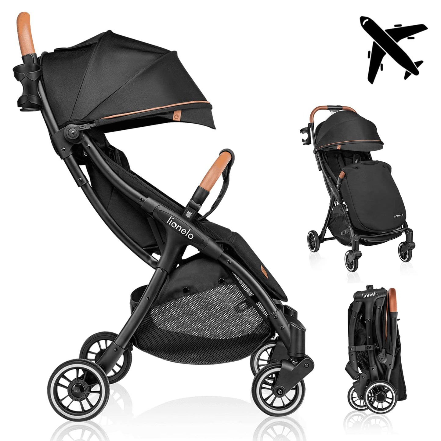 Julie One Baby Buggy, verstellbar mit Transporttasche