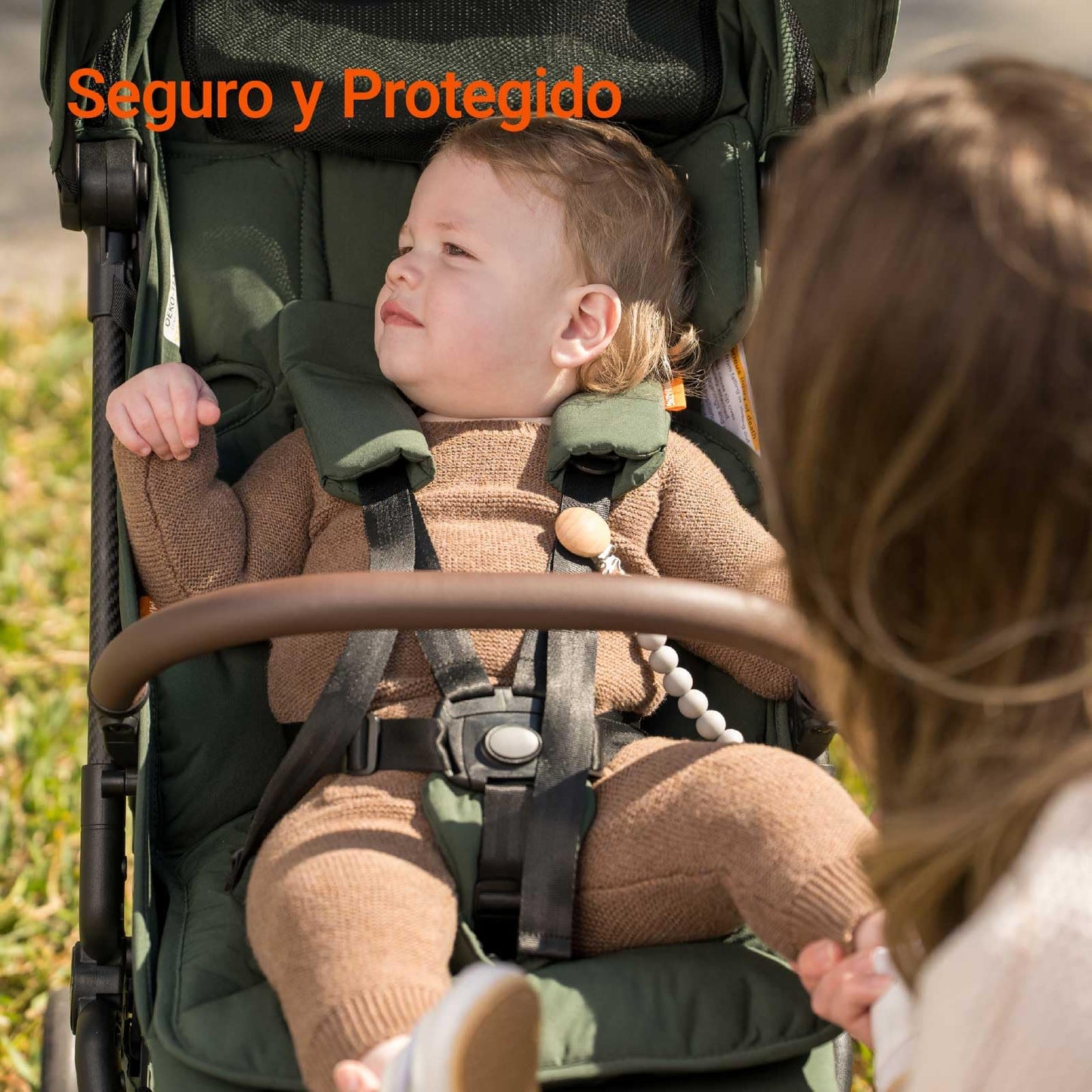 MAMAZING Baby Buggy Grün, kompakter Reisekinderwagen