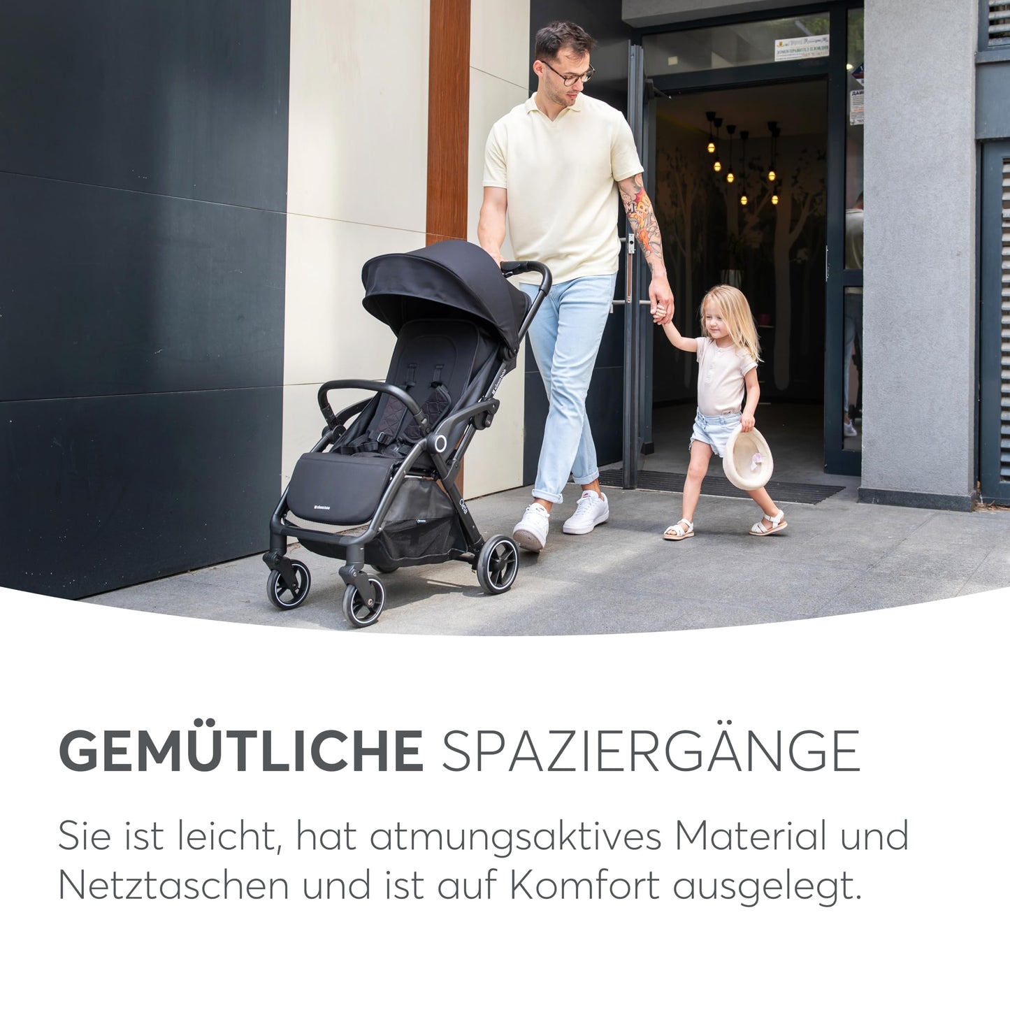 KikkaBoo CIELA Reisebuggy Kinderwagen, wasserabweisend Beige