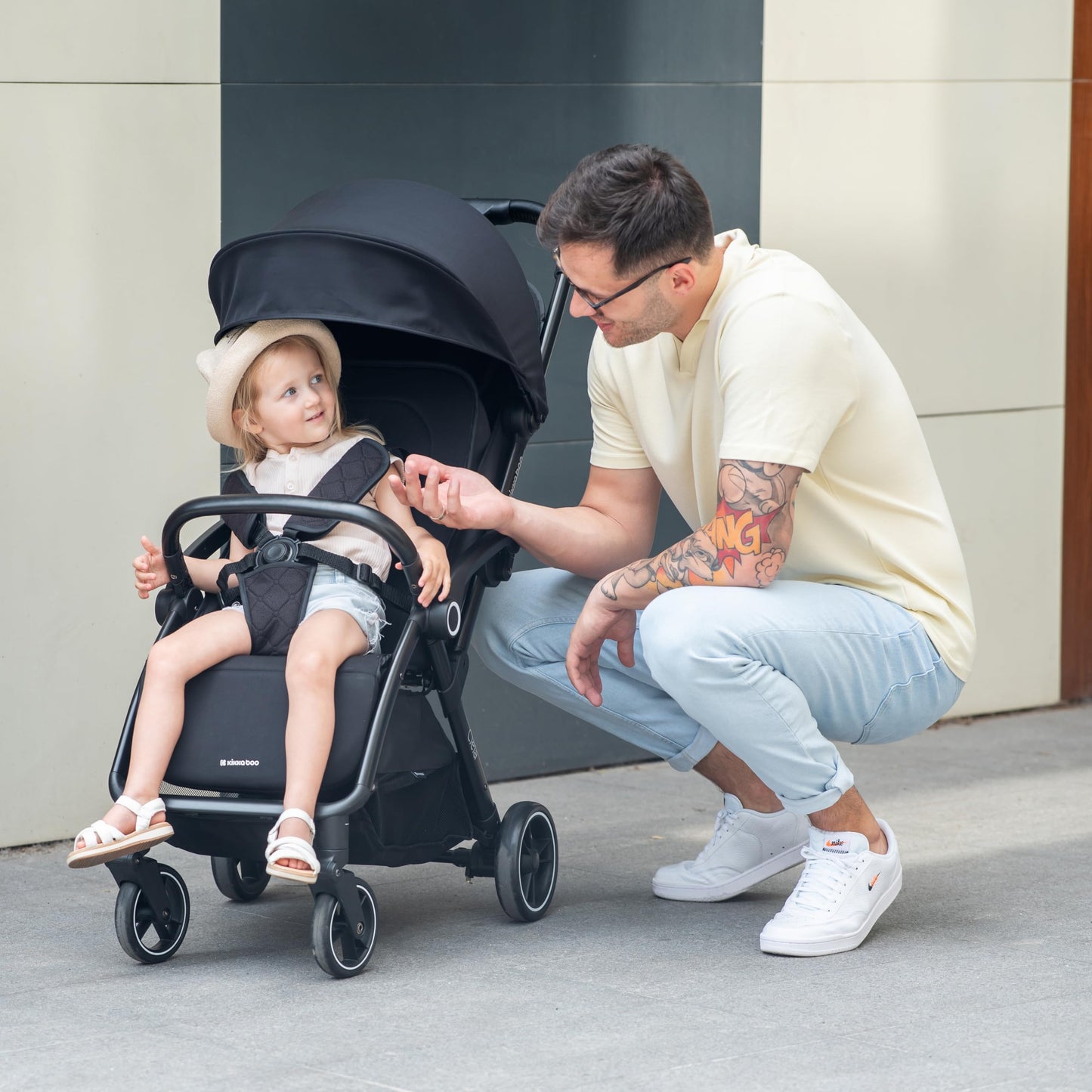 KikkaBoo CIELA Reisebuggy Kinderwagen, wasserabweisend Beige